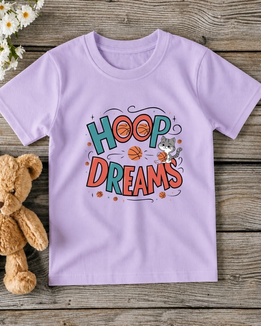 Basketball Kid Cotton Tee