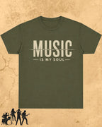 Music Is My Therapy Cotton Tshirt