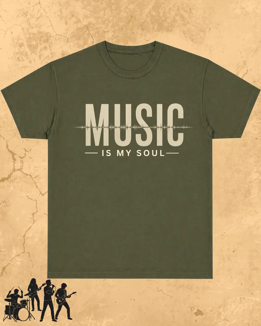 Music Is My Therapy Cotton Tshirt