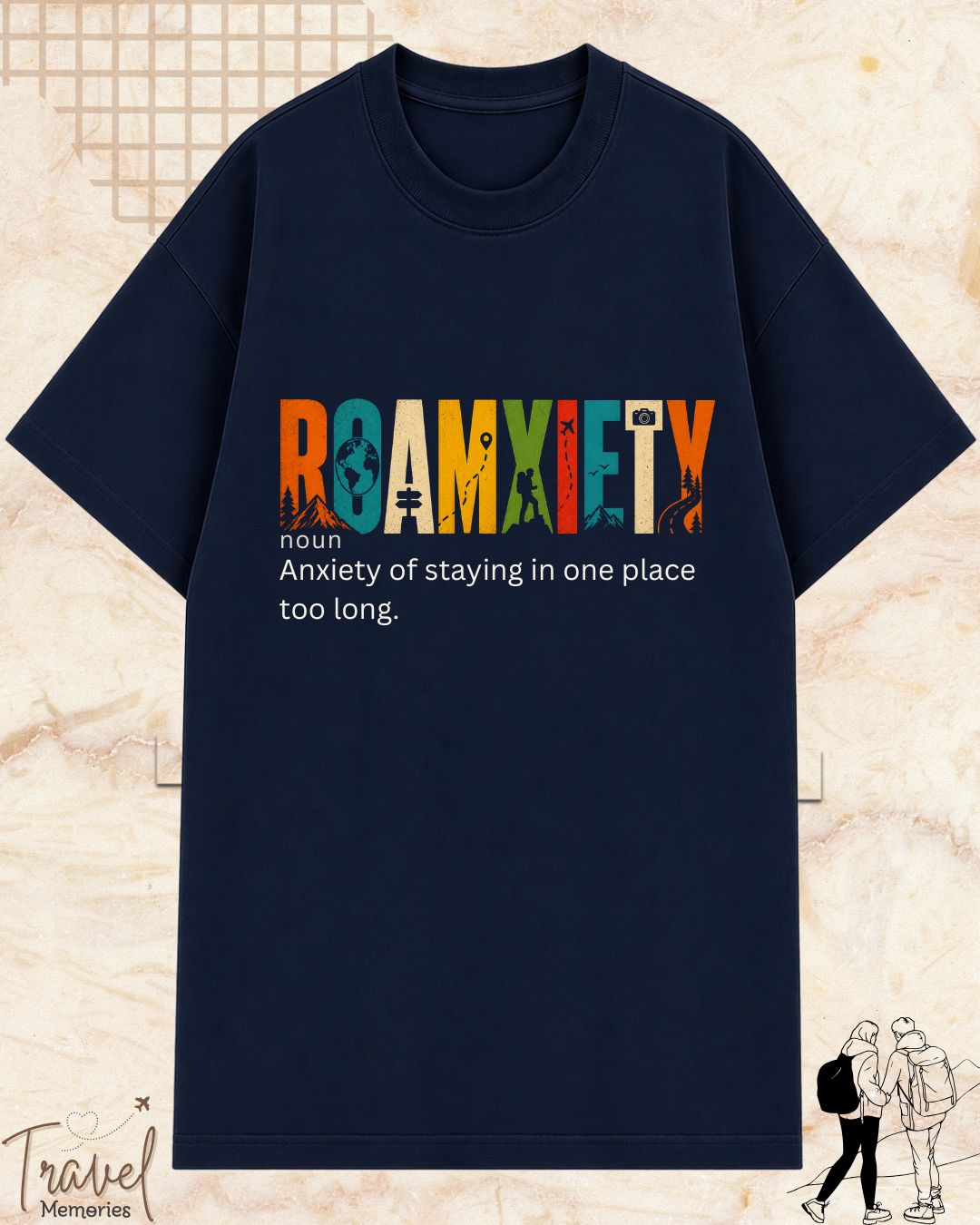 Hinglish Dictionary Travel Cotton Tshirt