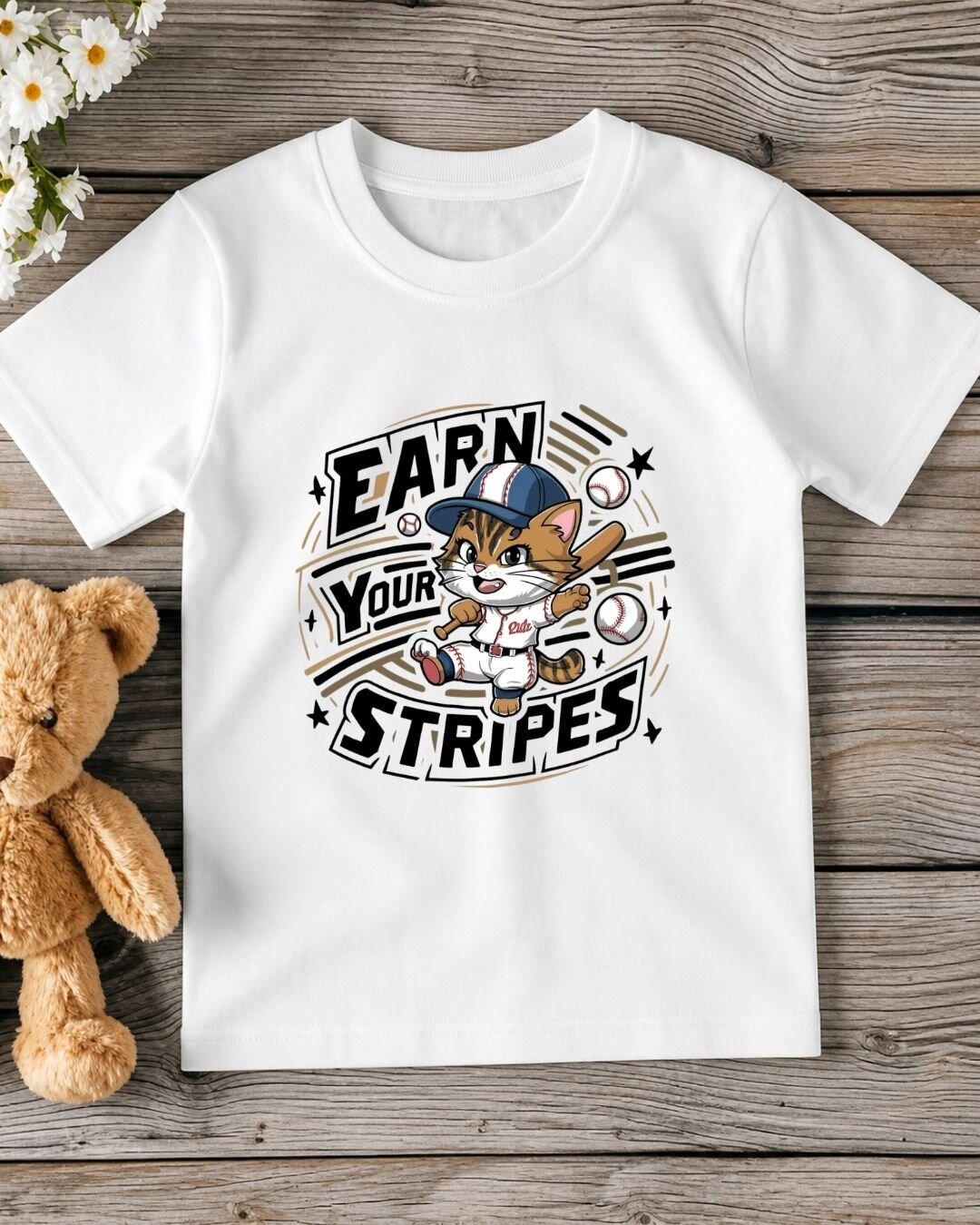 Baseball Kid Cotton Tee