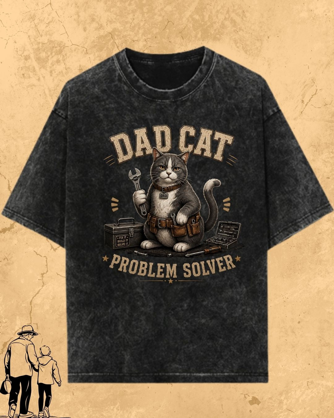 Purr Dad Cotton Tshirt