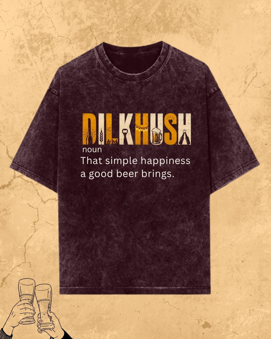 Hinglish Beer Dictionary Cotton Tshirt