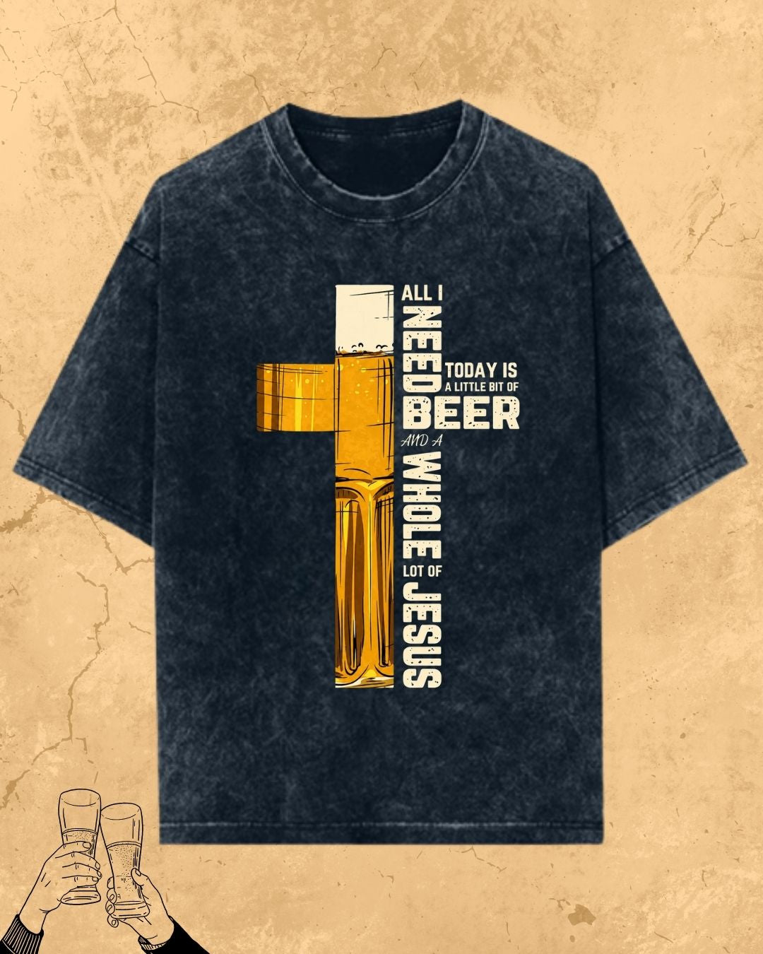 Mythic Beer Warrior Cotton T-Shirt