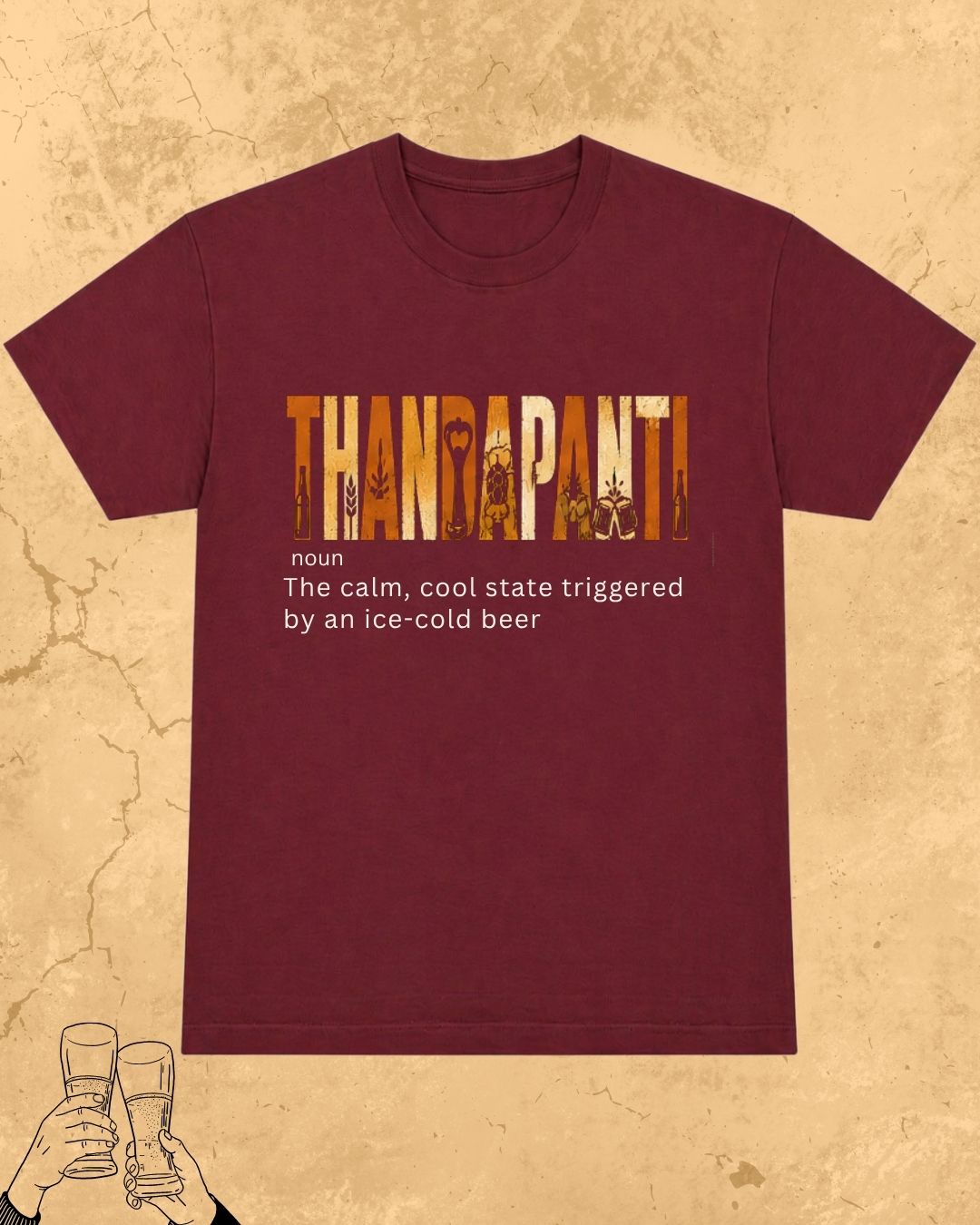 Hinglish Beer Dictionary Cotton Tshirt