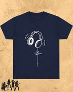 Minimal Music Vibe Cotton Tshirt