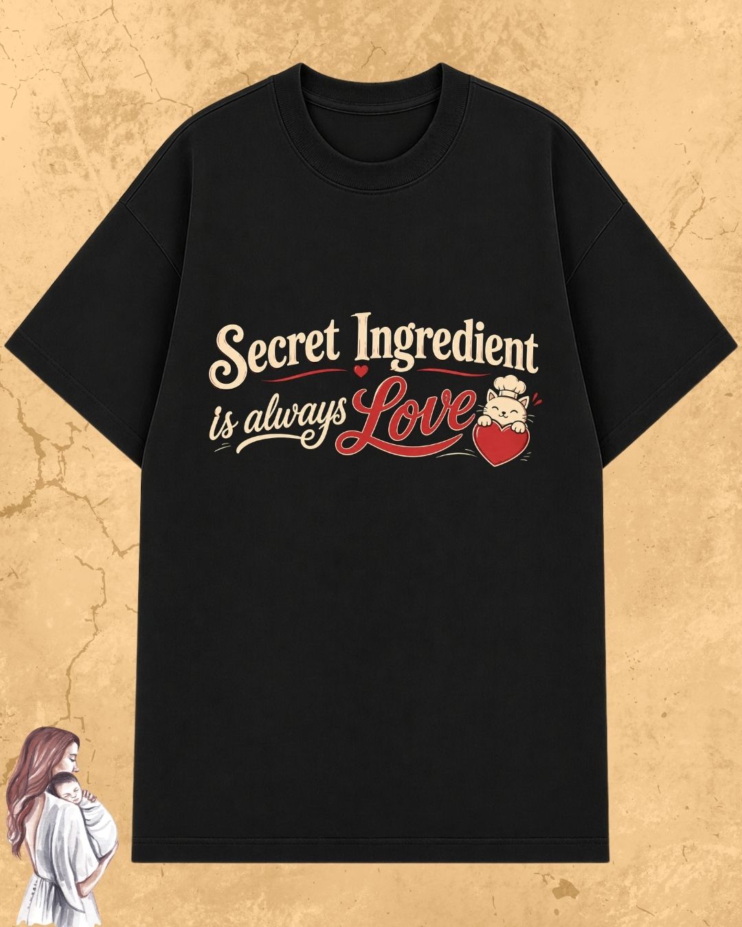 Purr Mom Cotton Tshirt