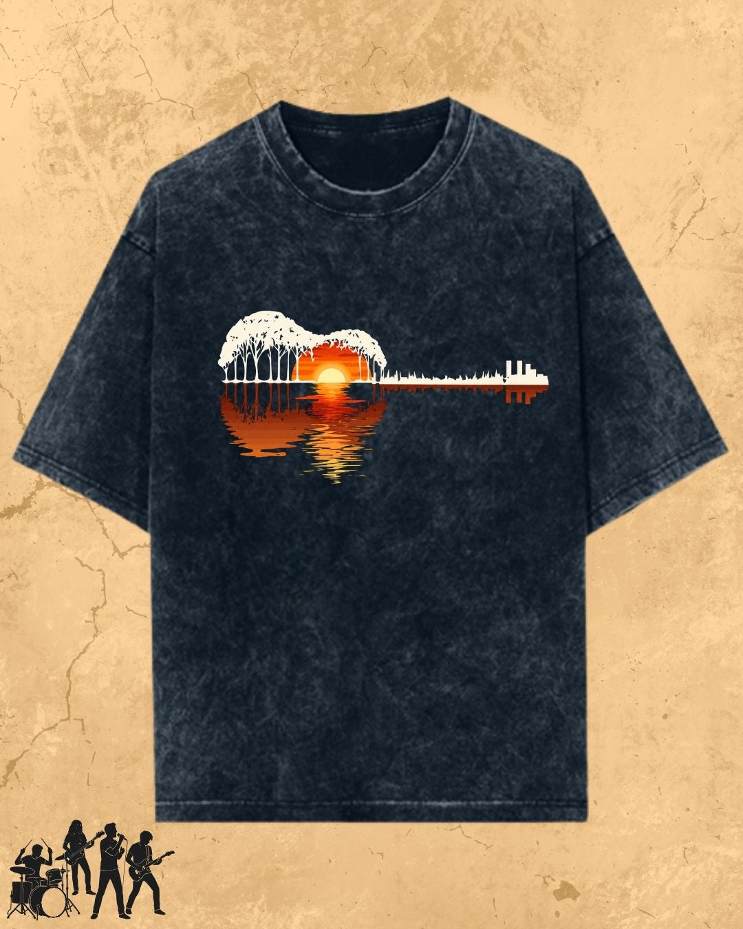 Guitar Relaxation Music Cotton T-Shirt