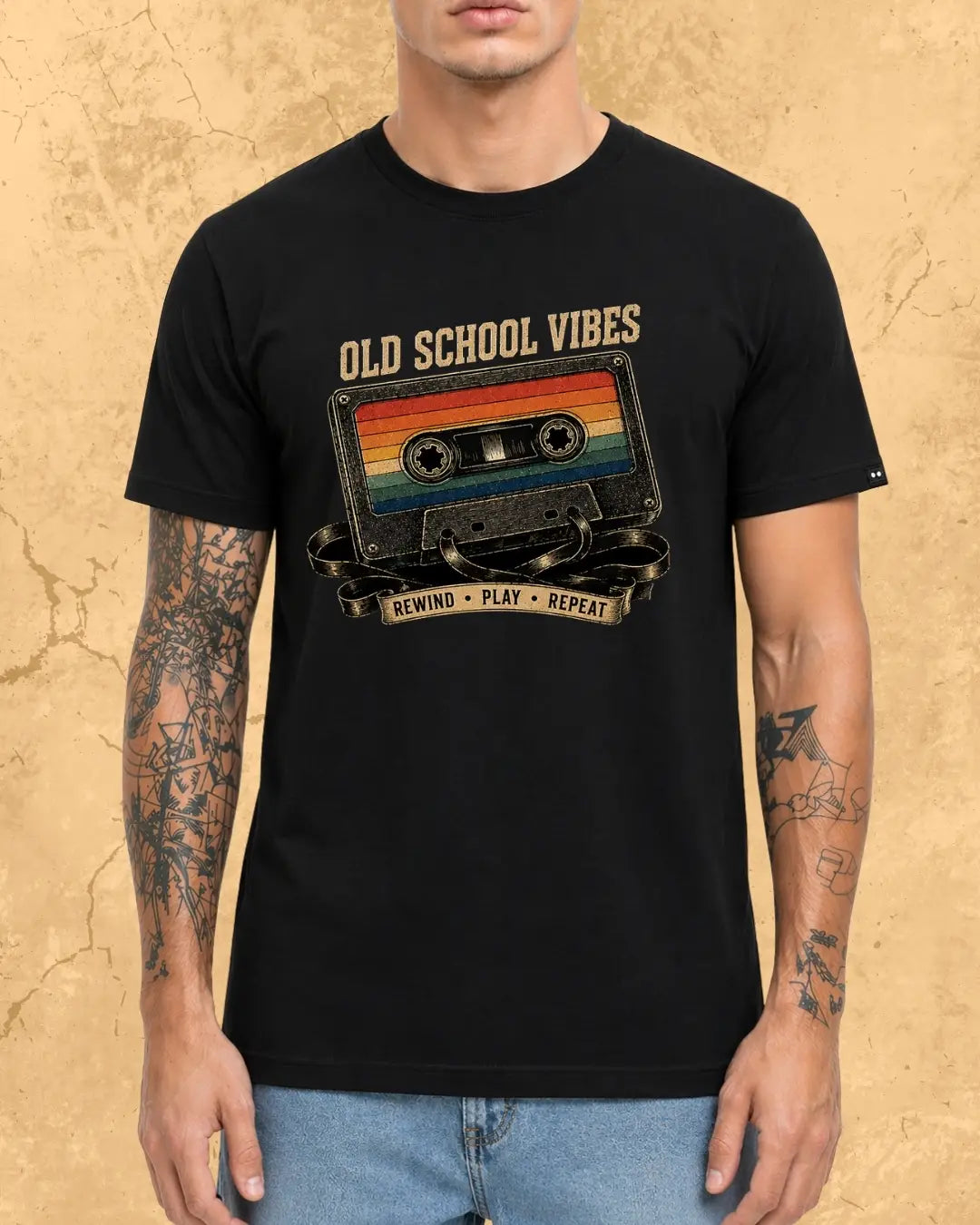 Retro Cassette Music Cotton Tshirt