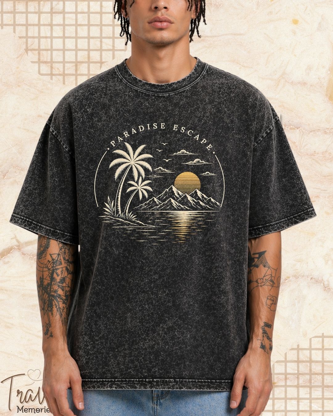 Scenic Route Vintage Adventure Cotton Tshirt