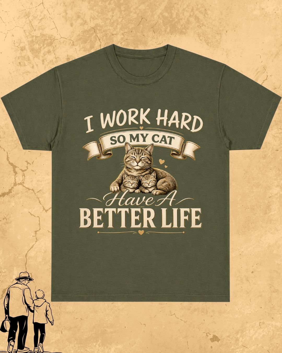 Purr Dad Cotton Tshirt