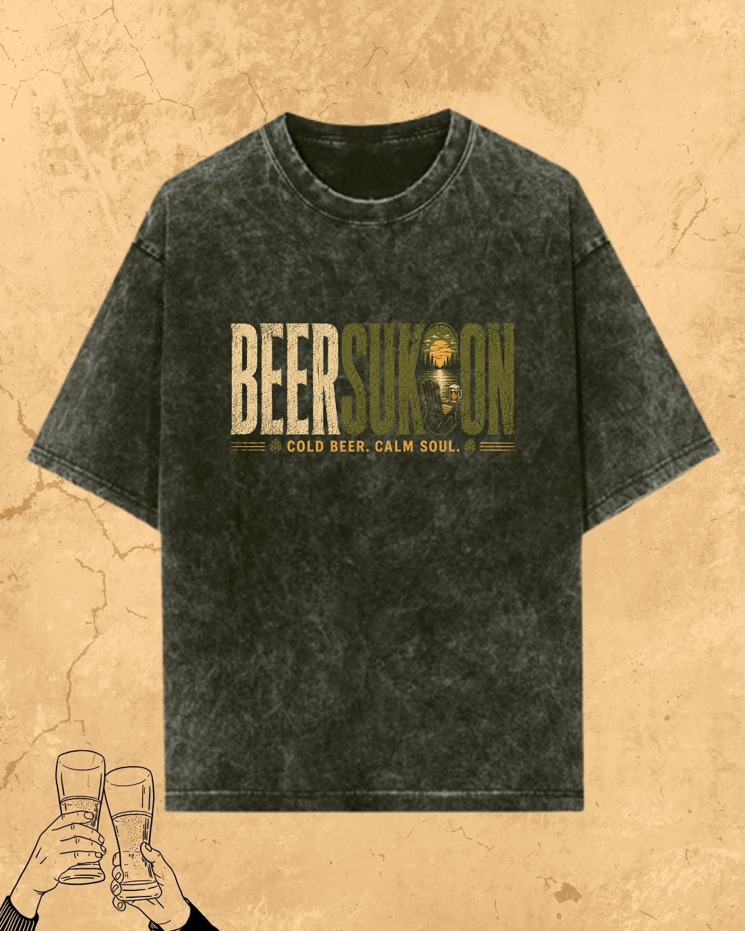 Beer Vibes Cotton Tshirt