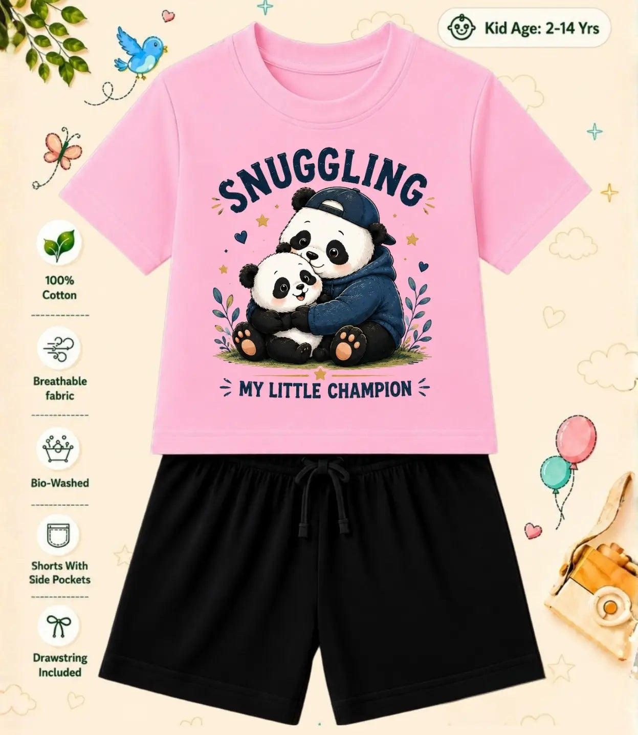 Mom - Dad Loving Kid Co-ord Set