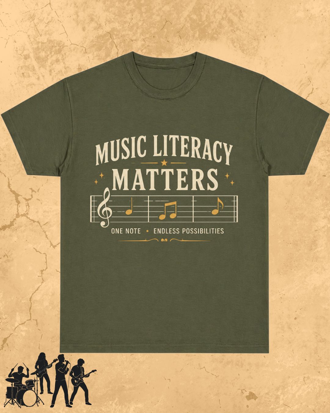 Music Literacy Matters Cotton T-Shirt