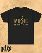 Music Is My Therapy Cotton Tshirt