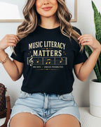Music Literacy Matters Cotton T-Shirt