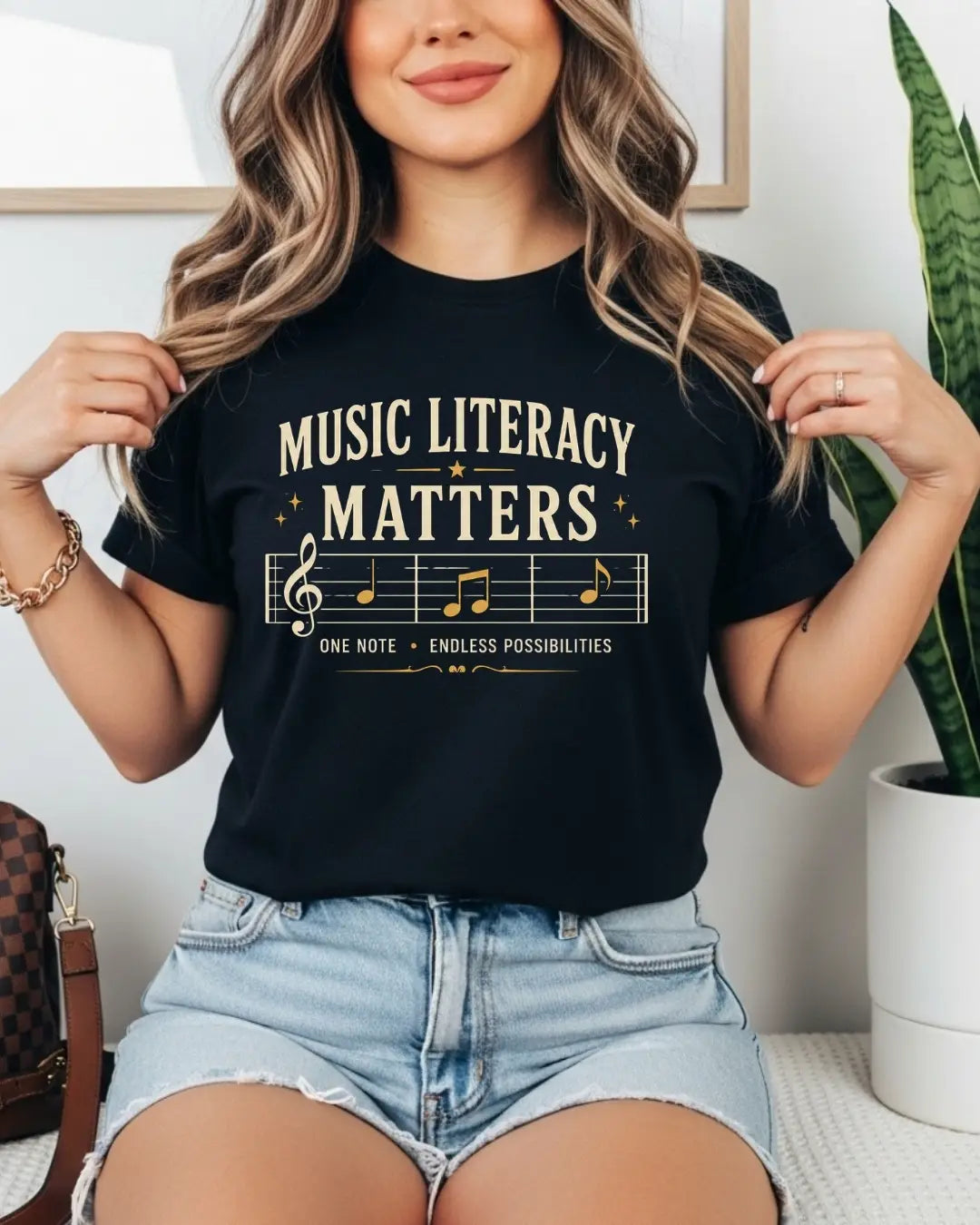 Music Literacy Matters Cotton T-Shirt