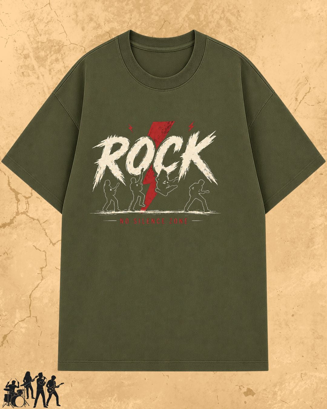Rock Music Cotton Tshirt