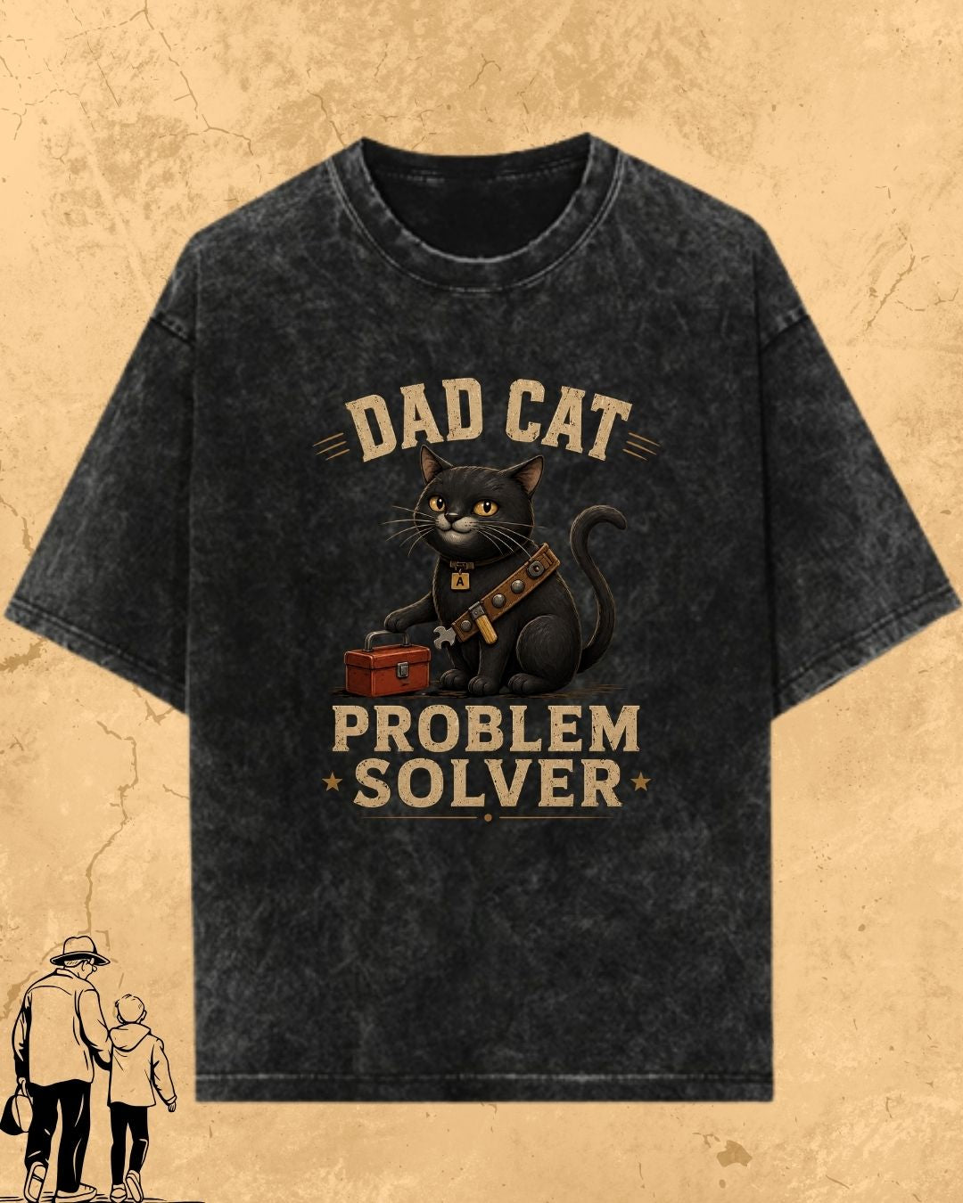 Purr Dad Cotton Tshirt