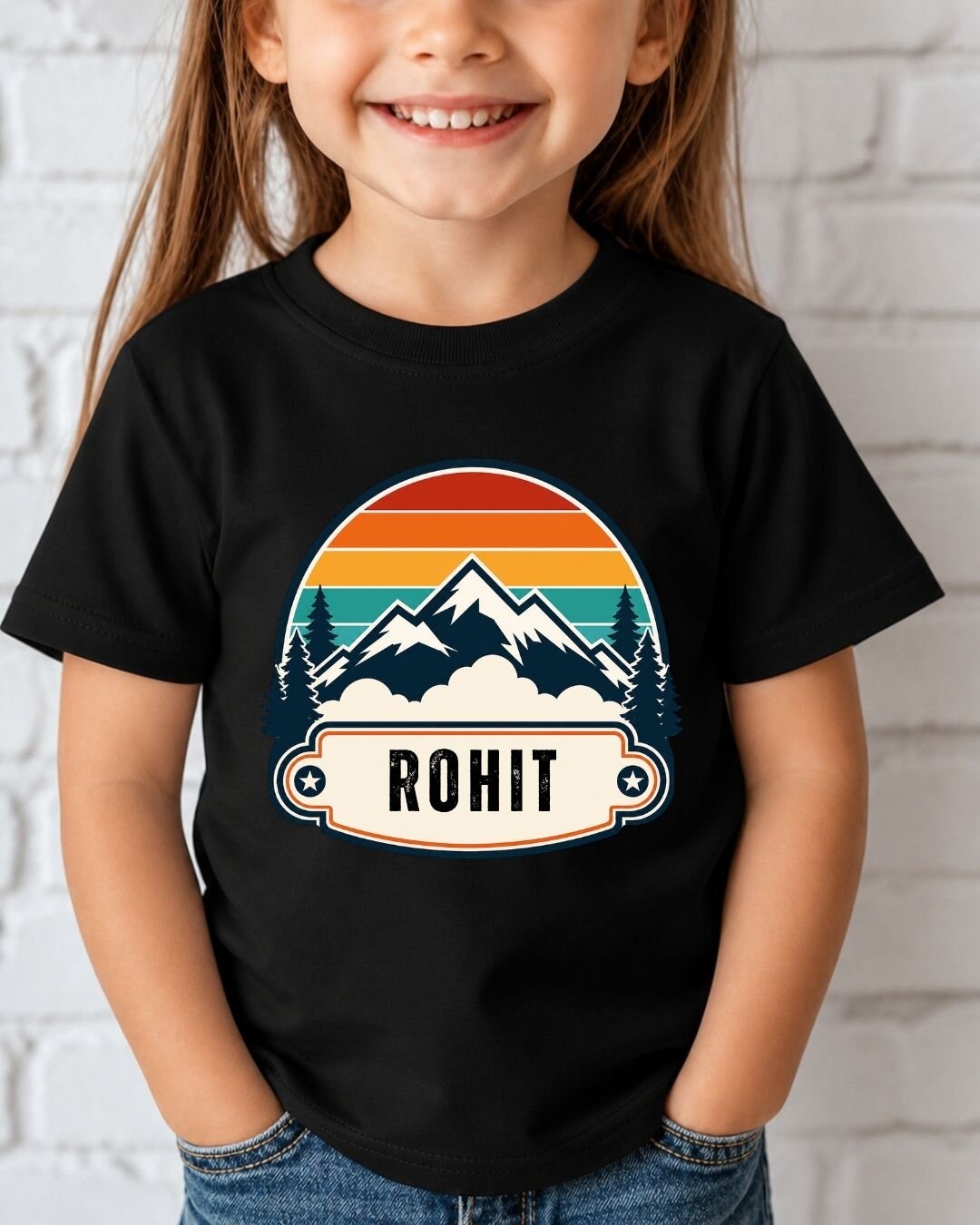 Vintage Adventure Custom Kid Cotton Tee
