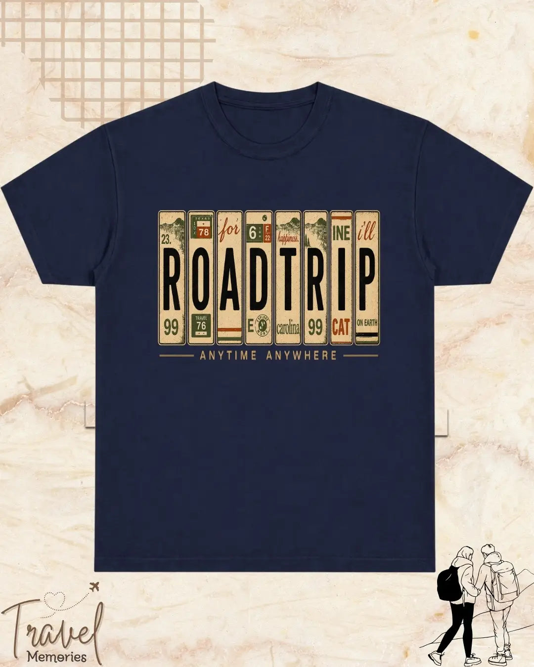 Raasta Roadtrip Travel Cotton Tshirt