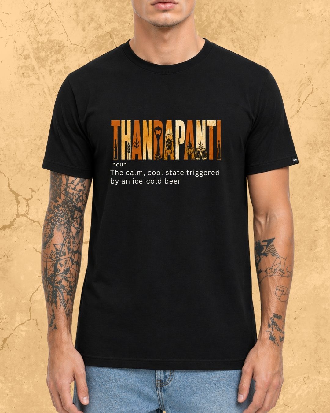 Hinglish Beer Dictionary Cotton Tshirt