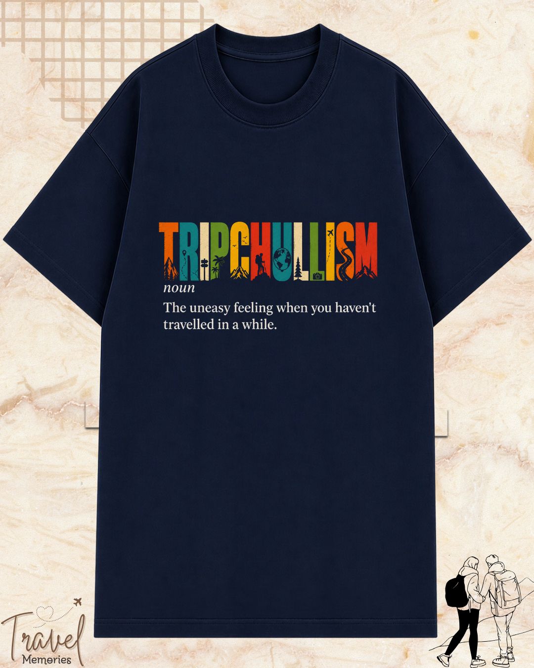 Hinglish Dictionary Travel Cotton Tshirt