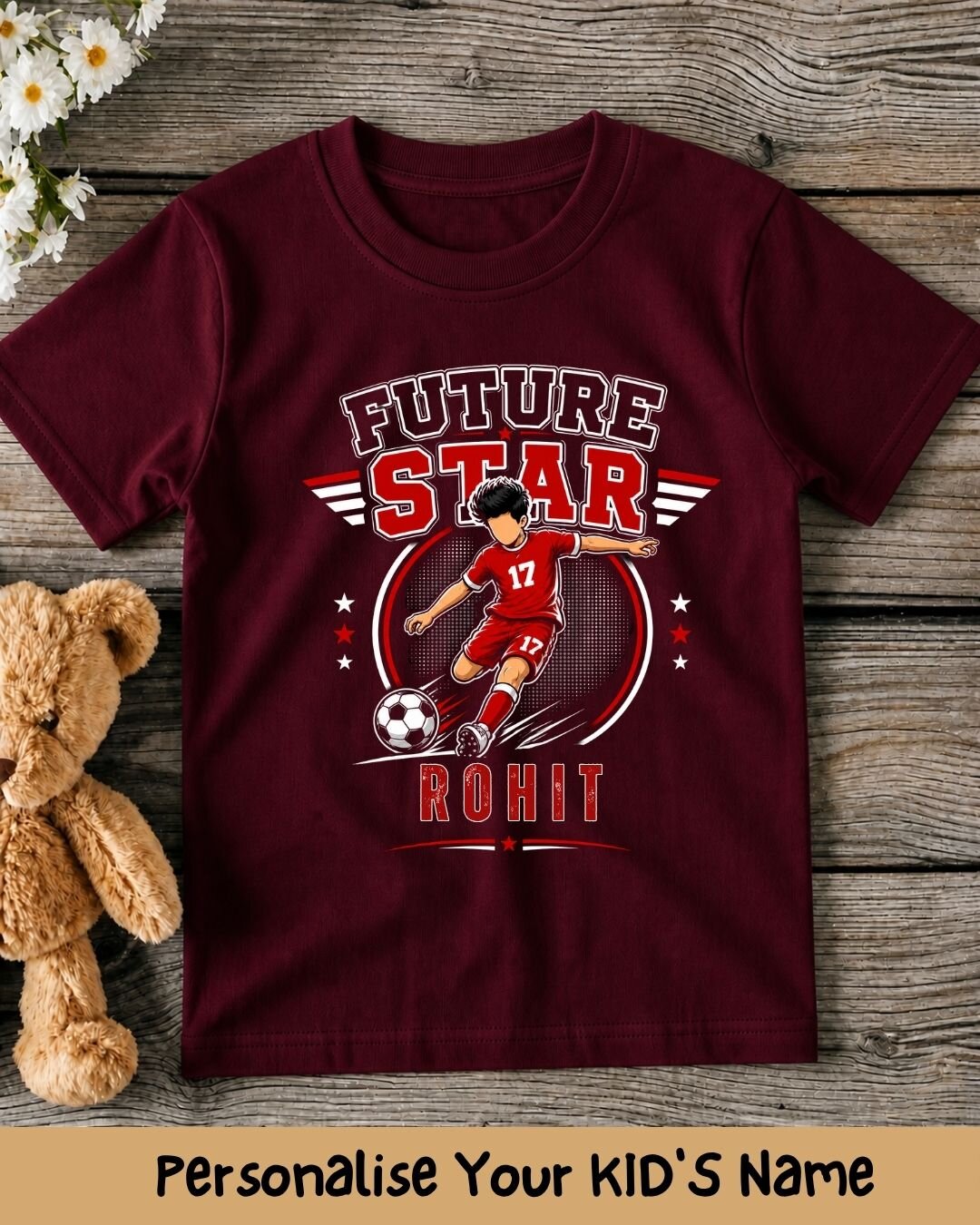 Future Sport Star Custom Kid's Cotton Tee