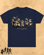 Folk Band Animals Music T-Shirt