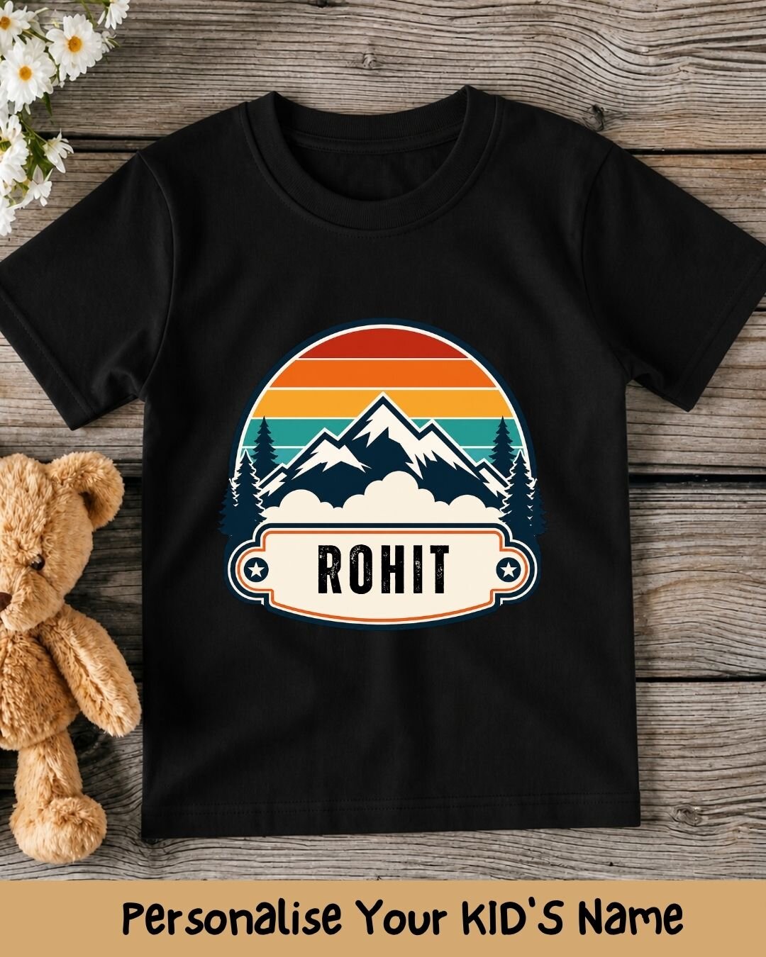 Vintage Adventure Custom Kid Cotton Tee