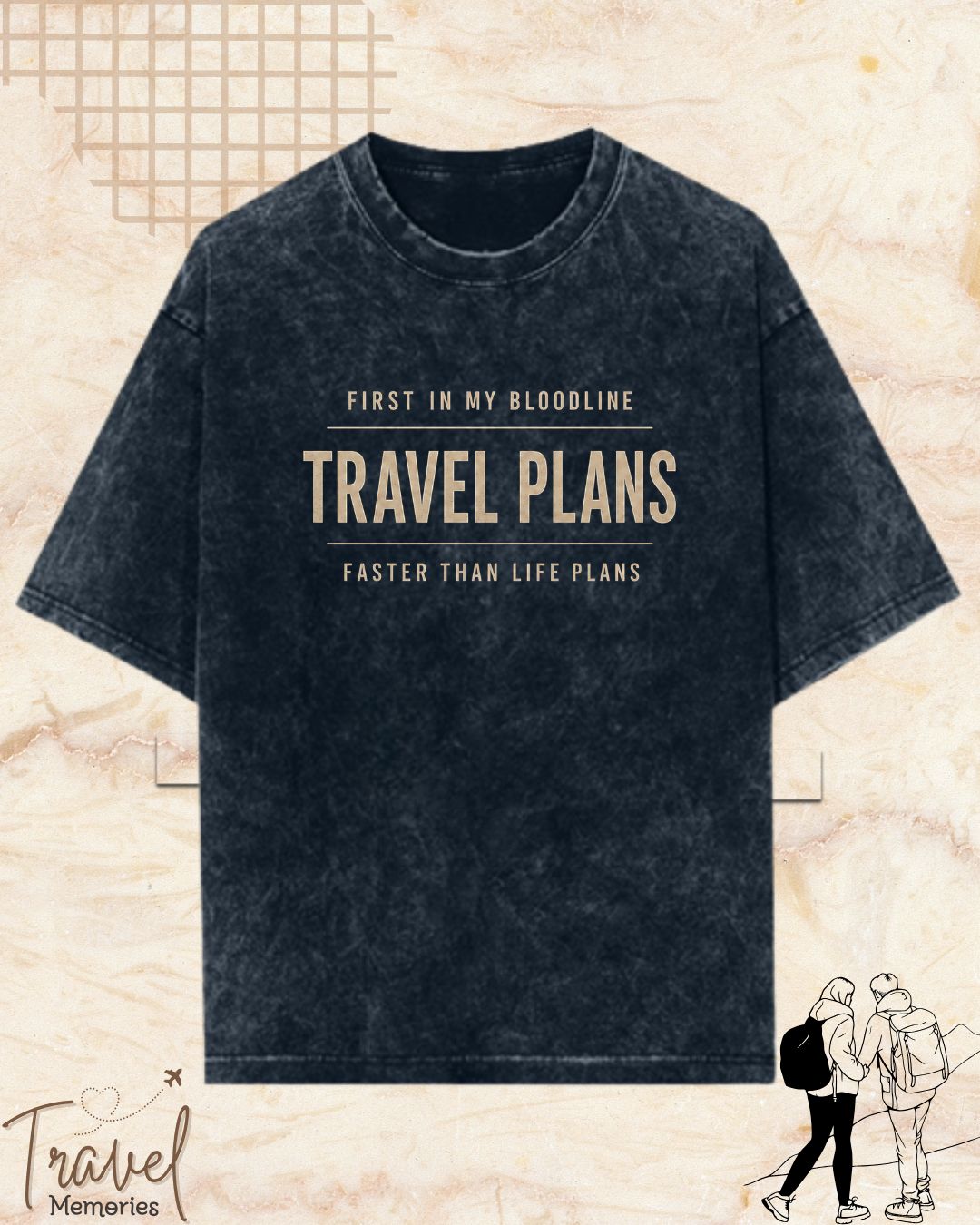 FIRST IN MY BLOODLINE Travel Cotton Tshirt