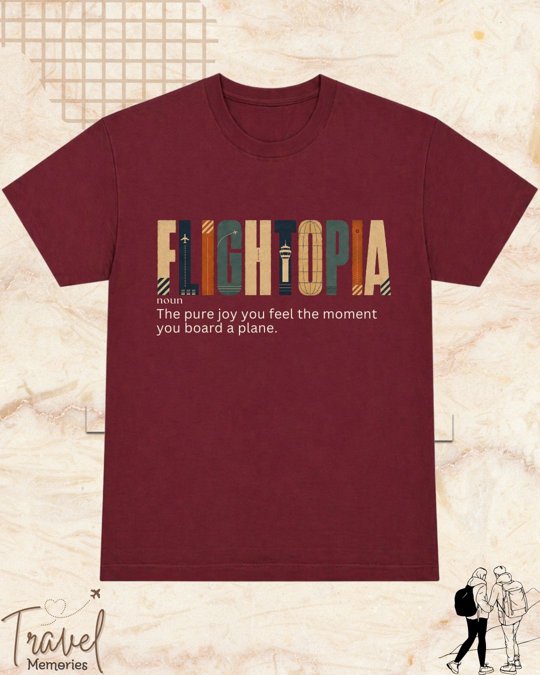 Travel Dictionary Cotton Tshirt