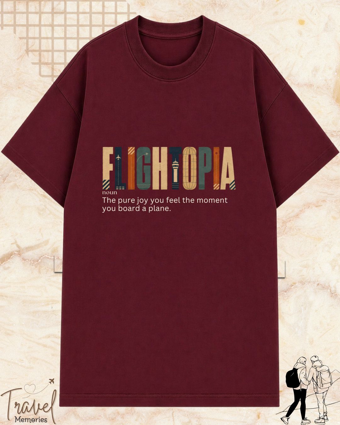 Travel Dictionary Cotton Tshirt