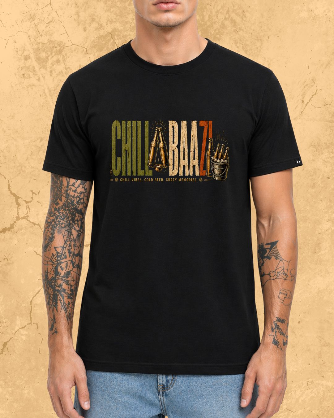 Beer Vibes Cotton Tshirt