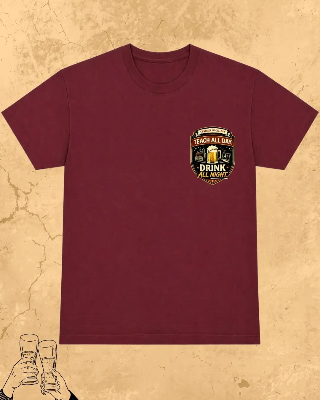Beer Chemistry Pun Cotton Tshirt