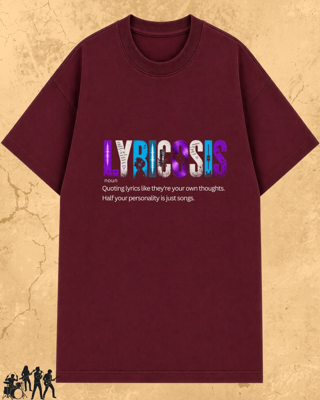 Hinglish Music Dictionary Cotton Tshirt