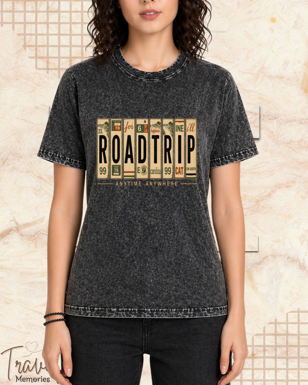 Roadtrip Travel Cotton Tshirt