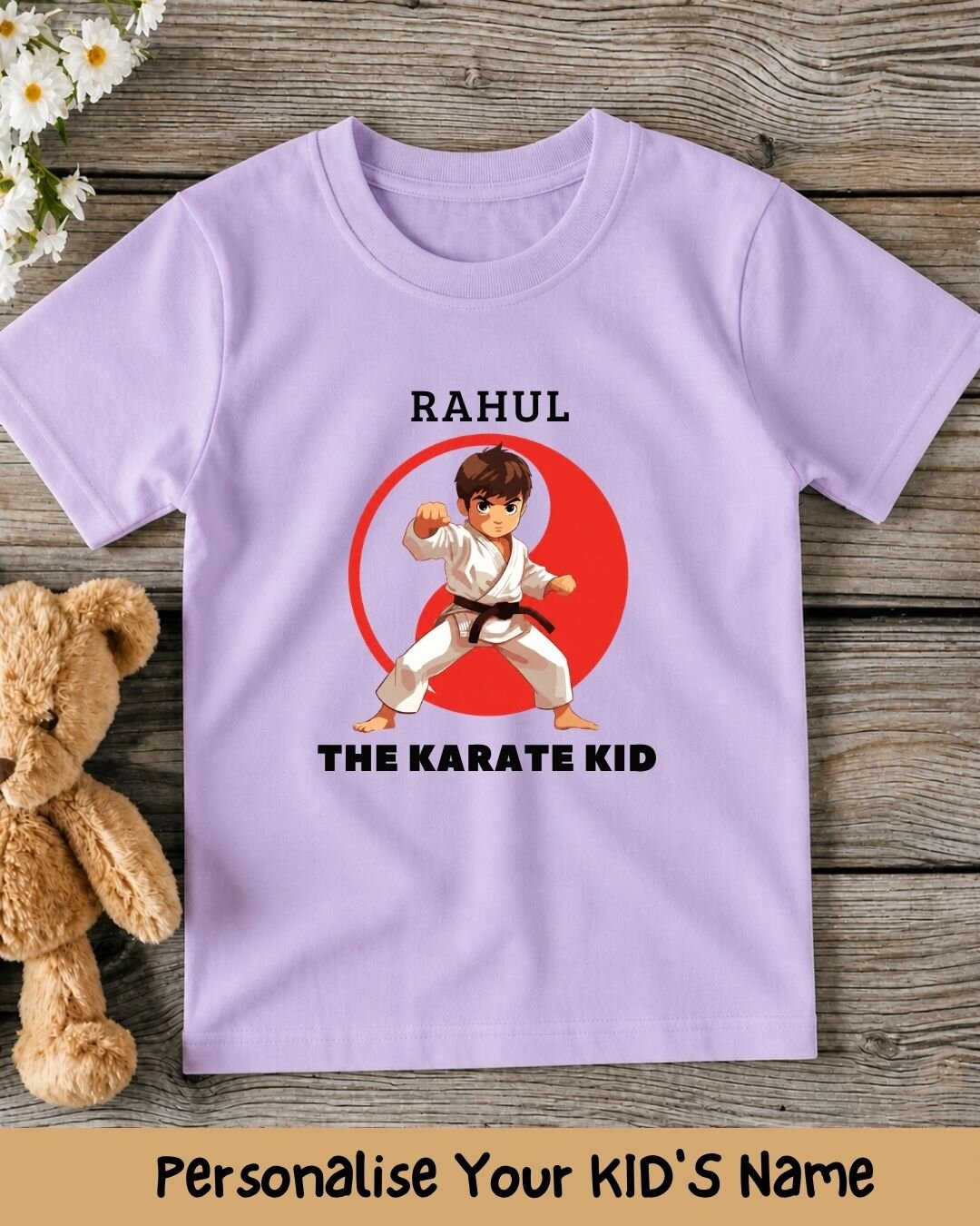 Karate & Pirate Theme Custom Kid Cotton Tee