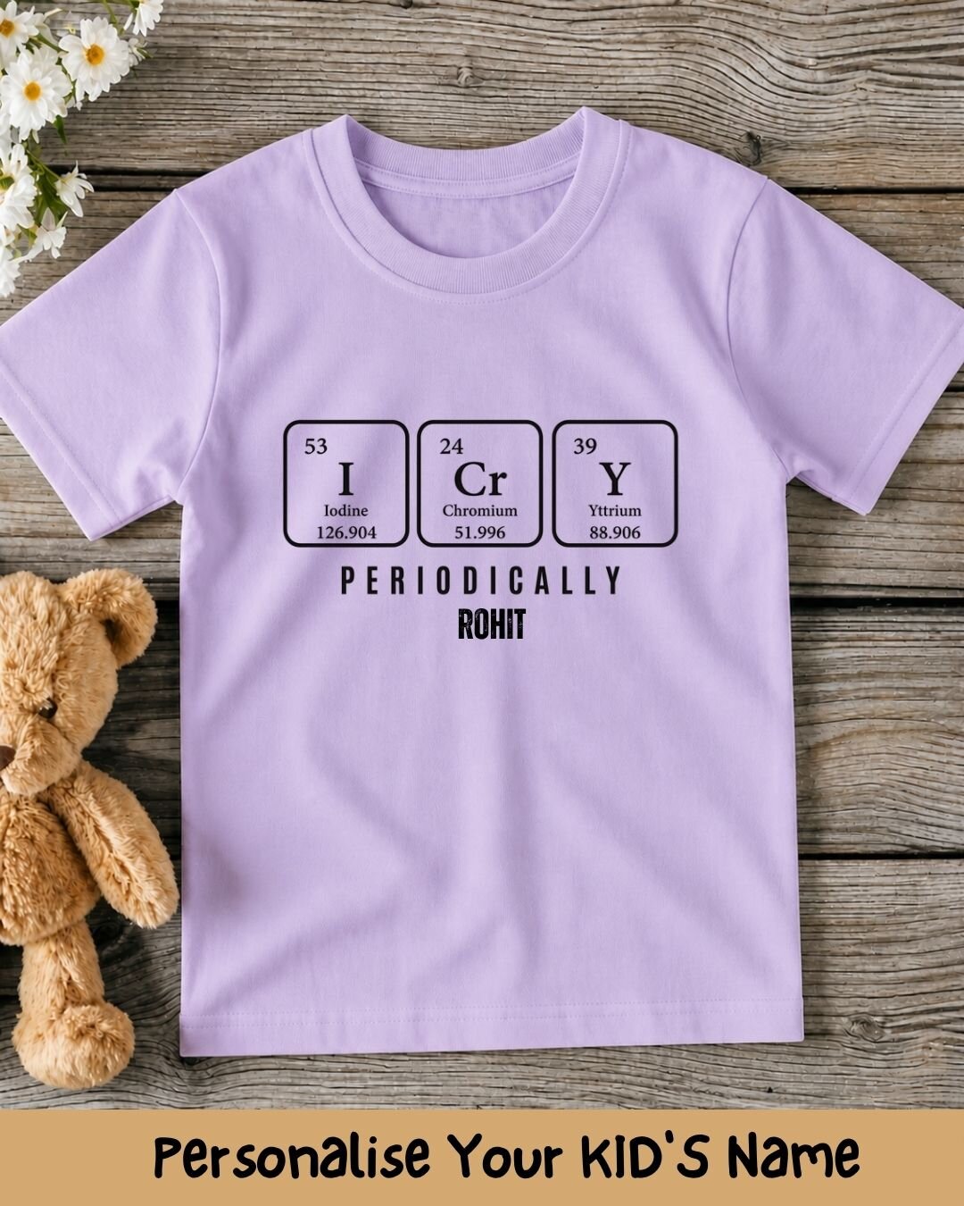 Back To School Custom Kid Cotton Tee