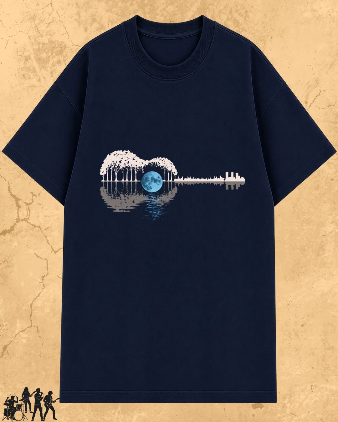 Guitar Relaxation Music Cotton T-Shirt