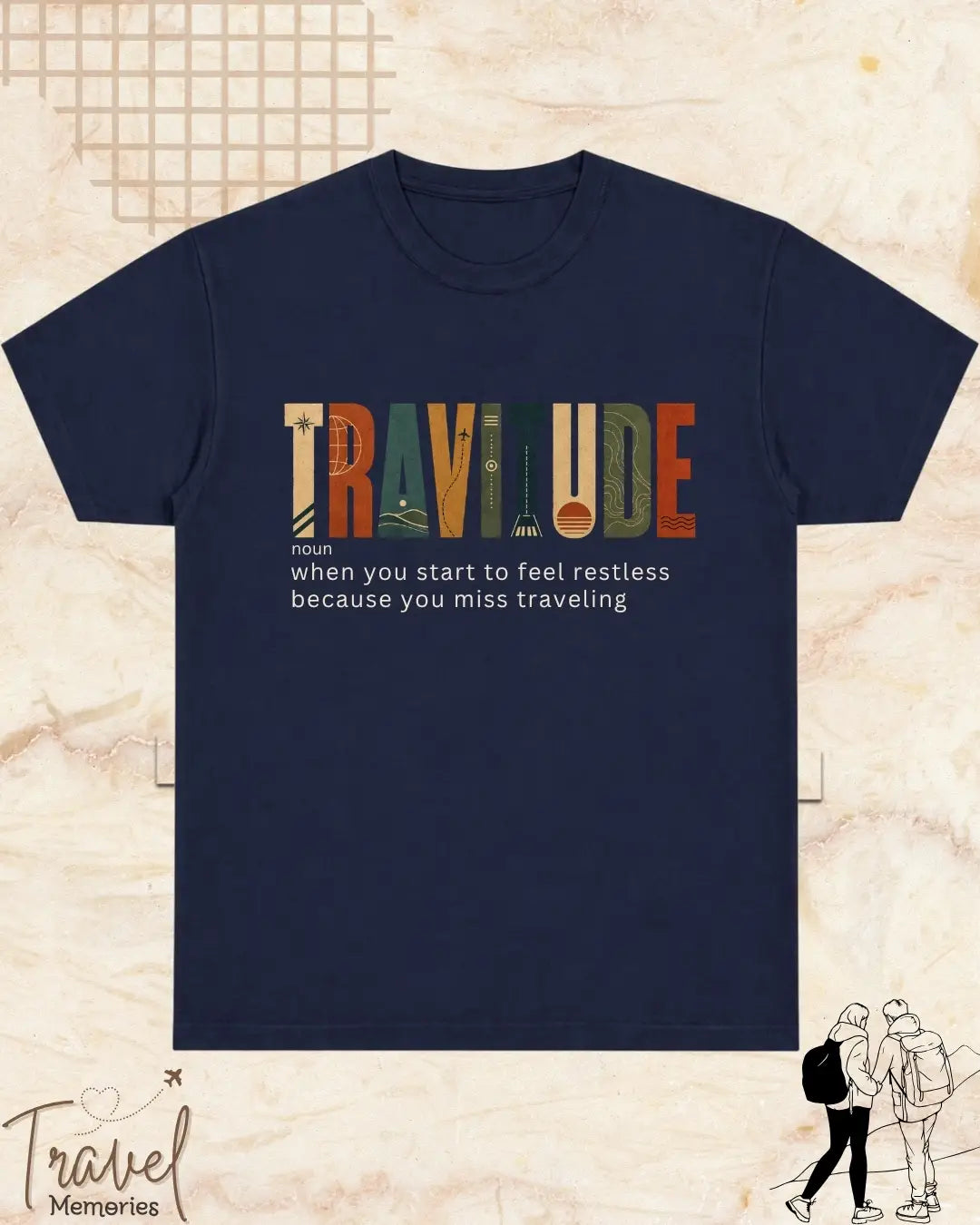 Travel Dictionary Cotton Tshirt
