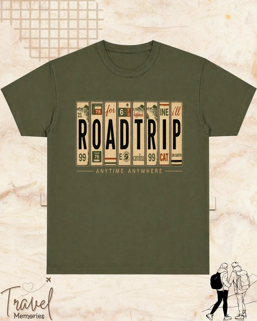 Raasta Roadtrip Travel Cotton Tshirt