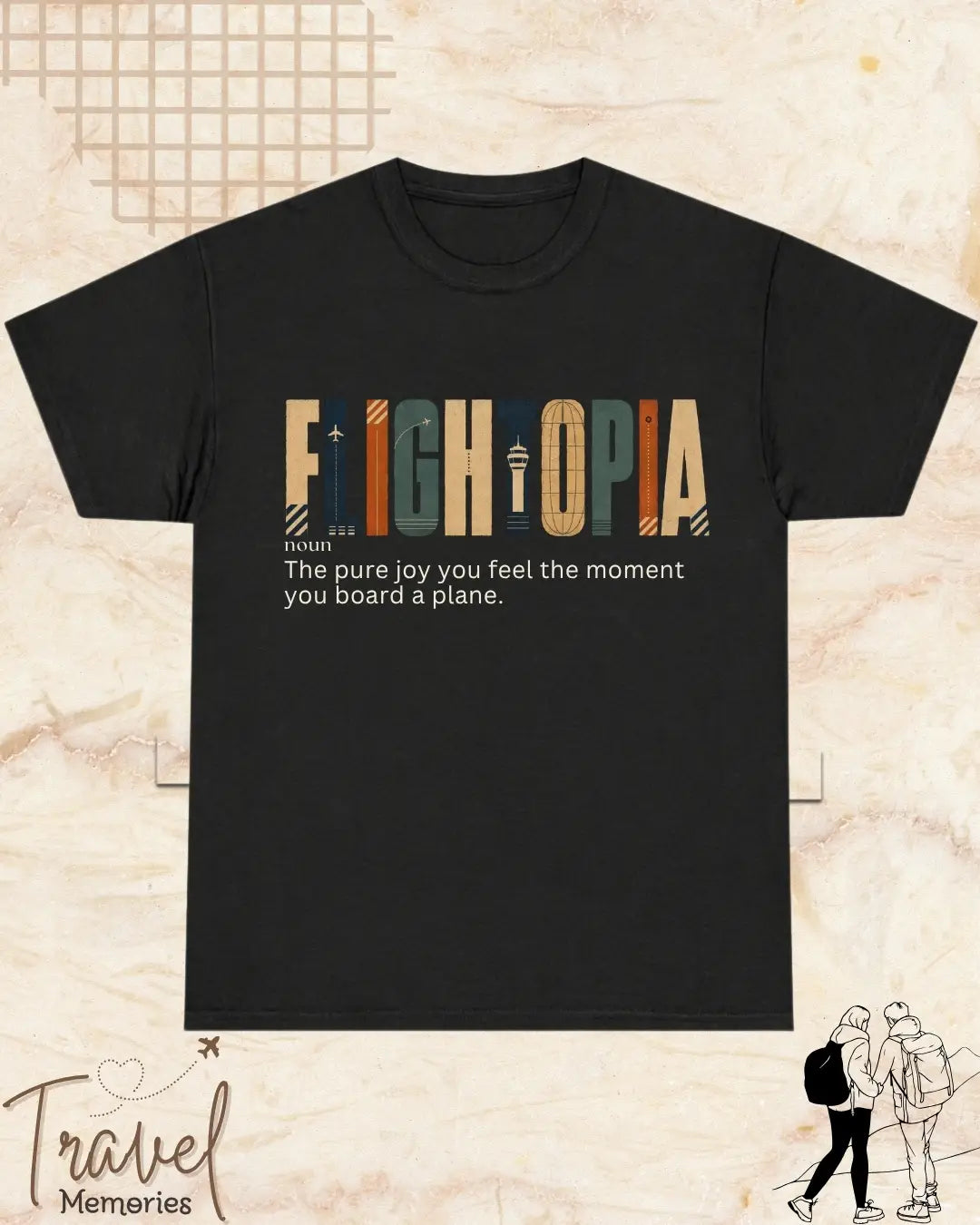 Travel Dictionary Cotton Tshirt