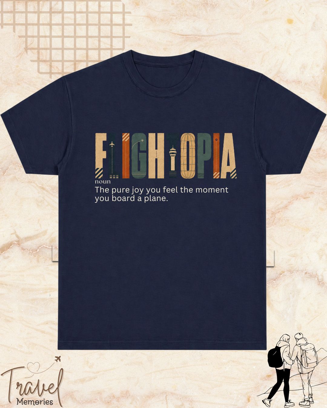 Travel Dictionary Cotton Tshirt