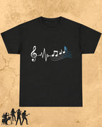 Minimal Music Vibe Cotton Tshirt