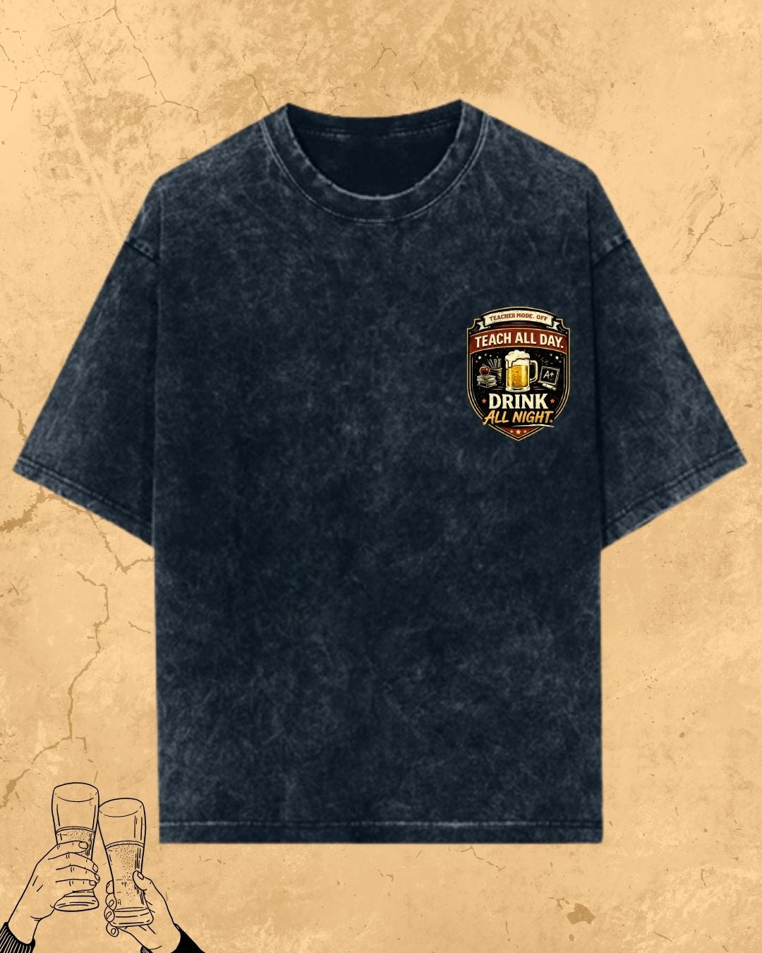 Beer Chemistry Pun Cotton Tshirt