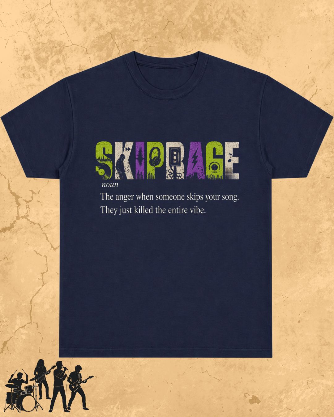 Music Dictionary Cotton Tshirt