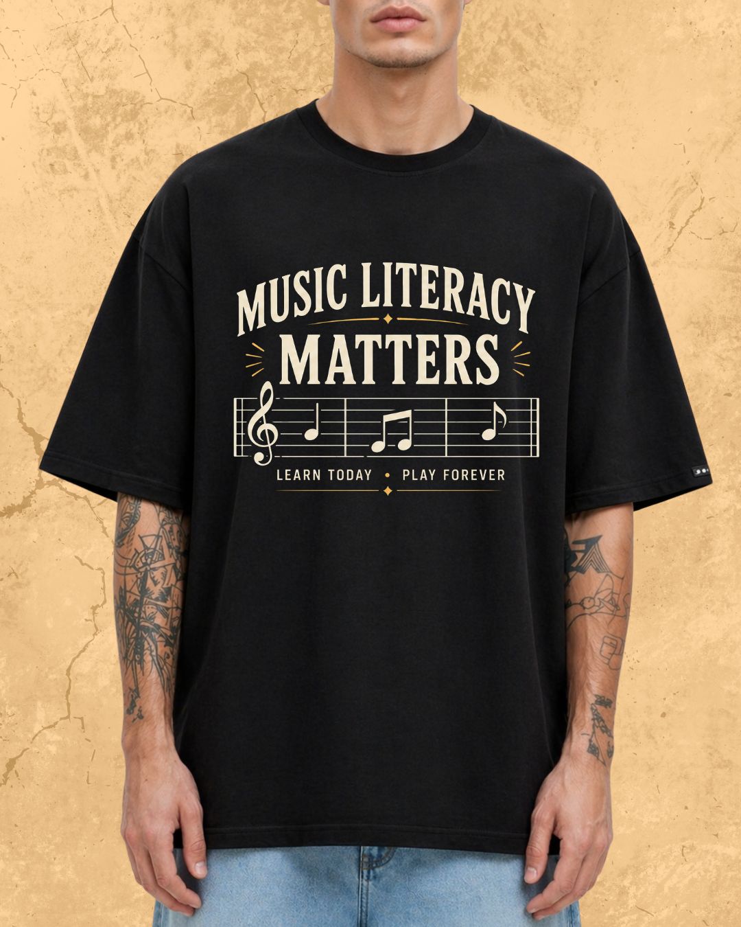 Music Literacy Matters Cotton T-Shirt
