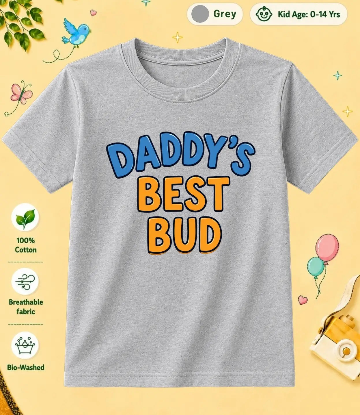 DAD & MOM Treasure kids Cotton Tee