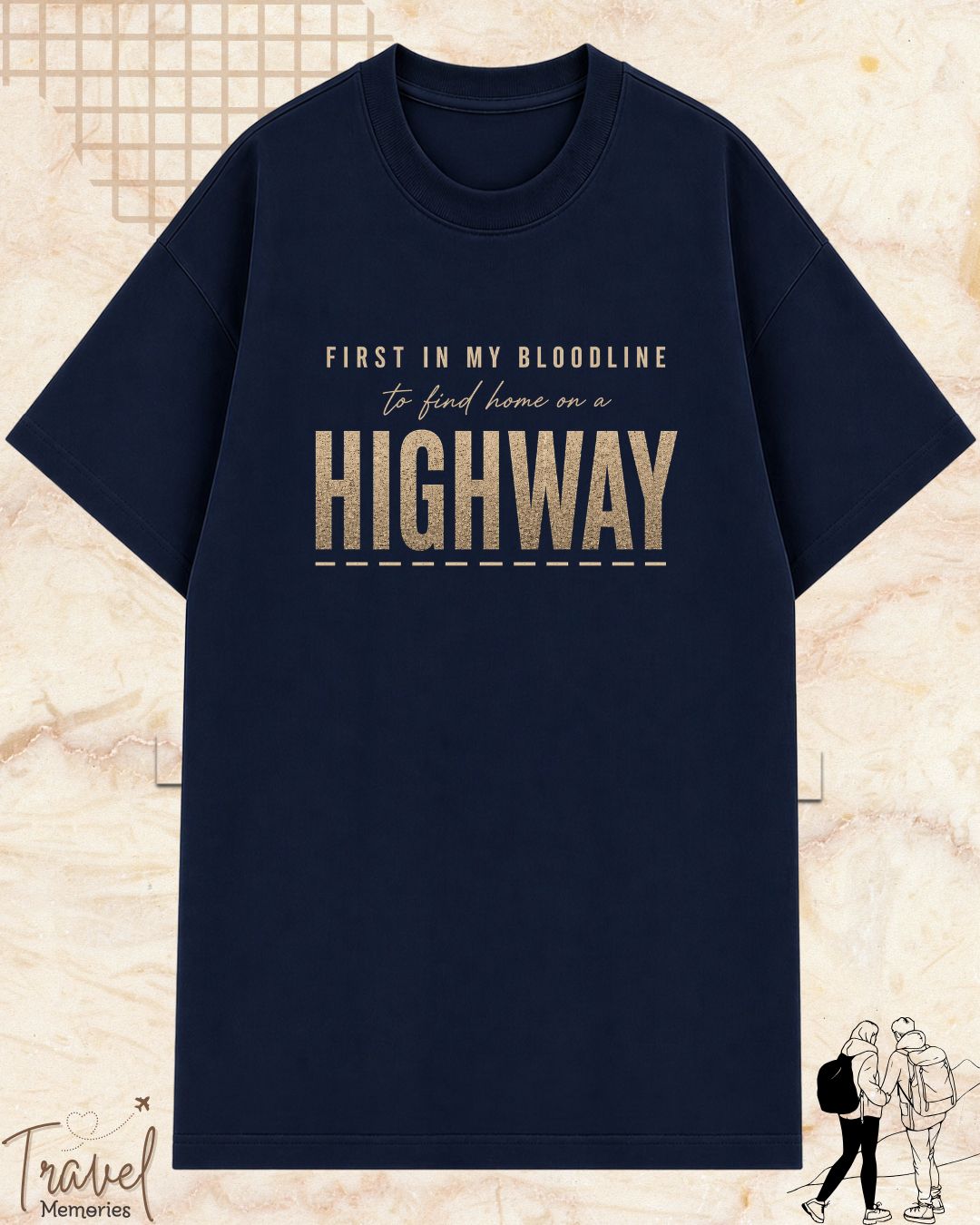 FIRST IN MY BLOODLINE Travel Cotton Tshirt
